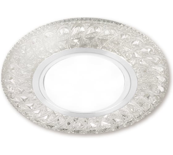 Светильник встраиваемый 50Вт G5.3 LED подсветка 3 Вт TDM ELECTRIC зеркальный/хром SQ0359-0144