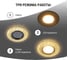 Светильник встраиваемый 50Вт G5.3 LED подсветка 3 Вт TDM ELECTRIC зеркальный/хром SQ0359-0144 3