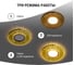 Светильник встраиваемый 50Вт G5.3 LED подсветка 3 Вт TDM ELECTRIC зеркальный/хром SQ0359-0146 3