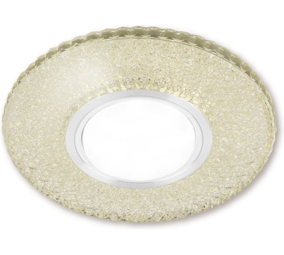 Светильник встраиваемый 50Вт G5.3 LED подсветка 3 Вт TDM ELECTRIC зеркальный/хром SQ0359-0145