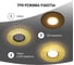 Светильник встраиваемый 50Вт G5.3 LED подсветка 3 Вт TDM ELECTRIC зеркальный/хром SQ0359-0145 3
