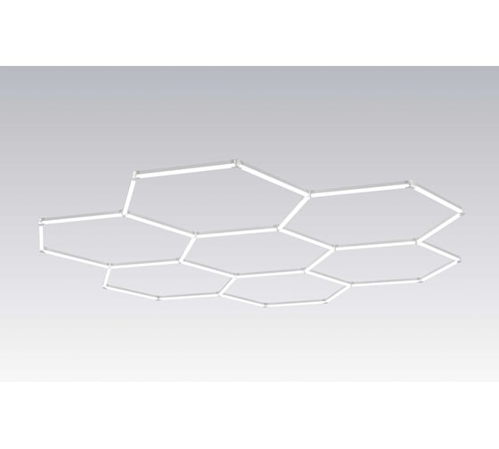 Модульная система освещения Apeyron СОТЫ 230В, 360Вт, IP22, 39600лм, 6500К, 3098х3042мм / 30-27