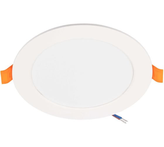 Cветильник светодиодный Jazzway PLED DL7 Downlight 10Вт 3000K WH 120х26мм IP54 ДВО встраиваемый 5061 5061828