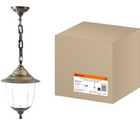 Подвесной светильник TDM ELECTRIC Прага Эл-11-70Б 60Вт, Е27, бронза, прозрачный плафон SQ0330-0529