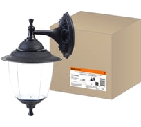 Настенный светильник TDM ELECTRIC Прага Эл-11-71-1 60Вт, Е27, вниз, черный, прозрачный плафон SQ0330-0525