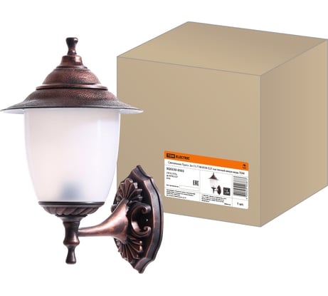 Настенный светильник TDM ELECTRIC Прага Эл-11-71М 60 Вт, Е27, вверх, медь SQ0330-0503