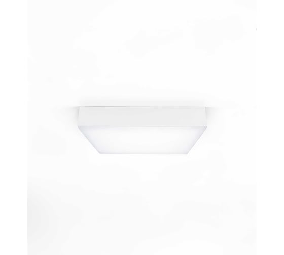 Светильник светодиодный накладной truEnergy квадрат 18W 4000K 1080Lm 156х156мм IP20 белый/пластик 11167