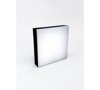 Светильник светодиодный накладной truEnergy квадрат 12W 4000K 720Lm 121х121мм IP20 черный/пластик 11169