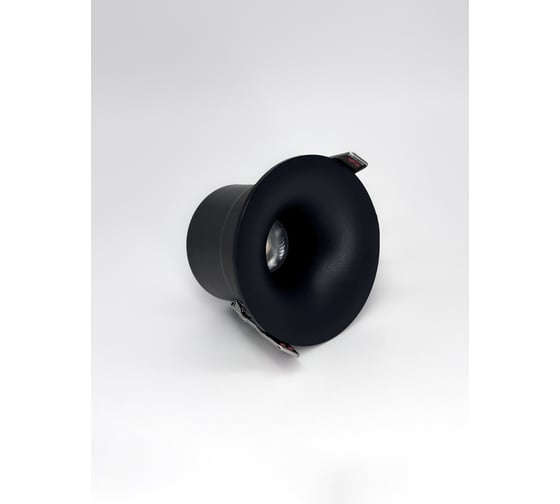 Светильник светодиодный встраиваемый truEnergy линза круг 7W 4000K 560Lm D85мм IP20 черный/алюминий 10567