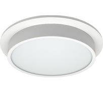 Светильник встраиваемый truEnergy с матовым рассеивателем под лампу GX70 D140мм IP20 круг белый/алюминий 21801