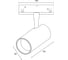 Точечный трековый светодиодный светильник Hesby Lighting с умной системой ZigBee ElDeko HSBL_0238 8