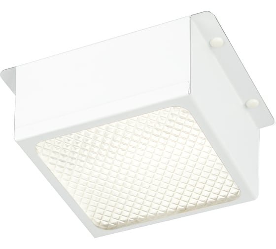 Светильник светодиодный ЭРА DVO21-06-P-4K80-5 6Вт 4000K 570Лм Домино белый грильято 100х100 Призма Б0069625