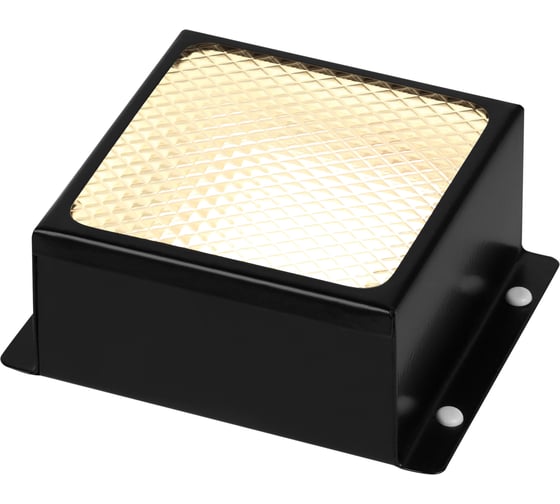 Светильник светодиодный ЭРА DVO21-08-O-5K80-5-B 8Вт 5000K 600Лм Домино Черный грильято 100х100 Опал Б0069636