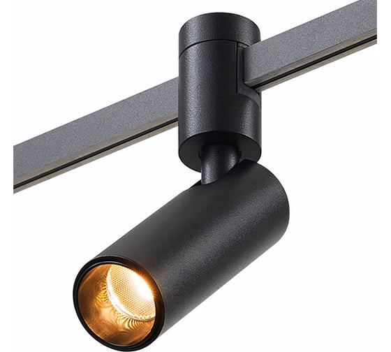 Магнитный трековый светильник ST LUCE FARM Черный LED 1*5W 4000K 341Lm Ra90 60 IP20 D35xH100 2 ST811.446.05