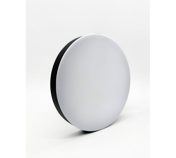 Светильник светодиодный накладной DzivaTek круг 21W 4000K 1710Lm D205мм IP20 черный пластик 51165