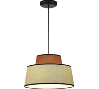 Светильник подвесной ST LUCE черный/кирпичный, бежевый, черный E27 1*40W SL1354.423.01