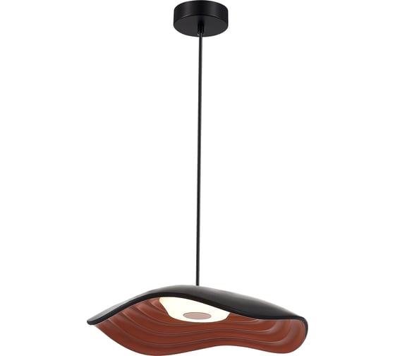 Светильник подвесной ST LUCE черный/черный, оранжевый LED 1*12W 3000K SL6208.401.12