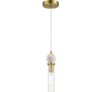 Светильник подвесной ST LUCE латунь/прозрачный E14 1*40W SL1244.303.01