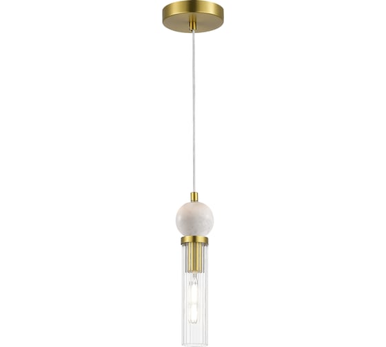 Светильник подвесной ST LUCE латунь/прозрачный E14 1*40W SL1244.303.01
