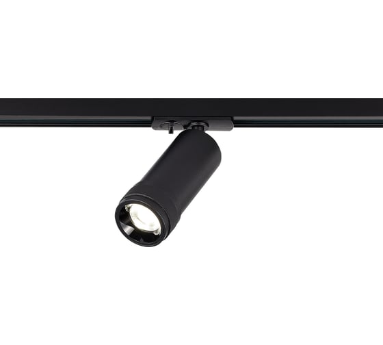 Светильник трековый ST LUCE Zoom черный LED 1*20W 4000K 1 800Lm Ra 10-55о IP20 D65xH145 220V ST385.446.20