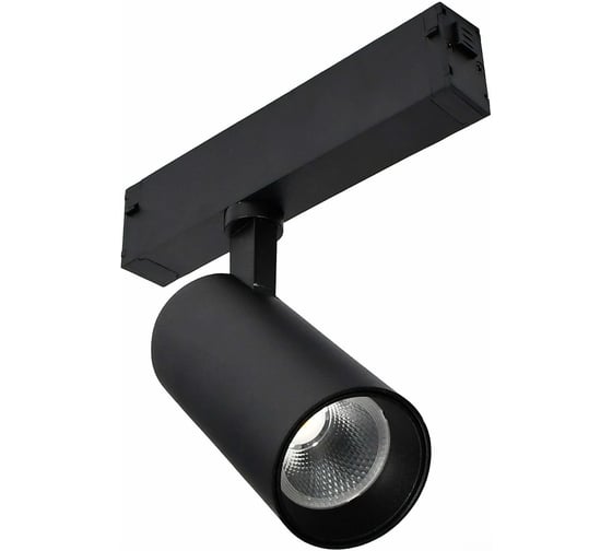 Светильник трековый ST LUCE черный LED 1*10W 4000K 535Lm Ra>90 36 IP20 D40xH90 220V ST660.446.10.1