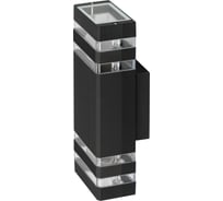 Светильник уличный настенный ЭРА GBW-1011-BL-0285 «Ампелия» 230В 2хЕ27 IP54 черный Б0071279