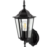 Светильник уличный настенный ЭРА «Веледа» GBW-104-BL-0360 230В Е27 IP54 чёрный вверх Б0071476