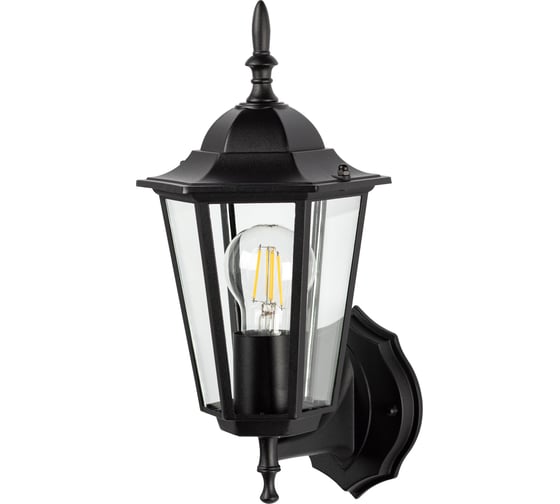 Светильник уличный настенный ЭРА «Веледа» GBW-104-BL-0360 230В Е27 IP54 чёрный вверх Б0071476