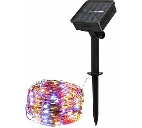 Светодиодный светильник ФАZА садовый SLR-G03-100M нить 100LED мультицвет на солнечн. батарее 5033467