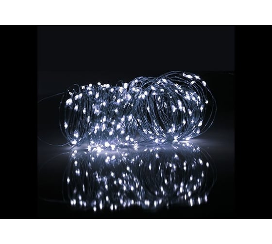 Светодиодный светильник ФАZА садовый SLR-G03-100W нить 100LED холод. бел. на солнечн. батарее 5033313