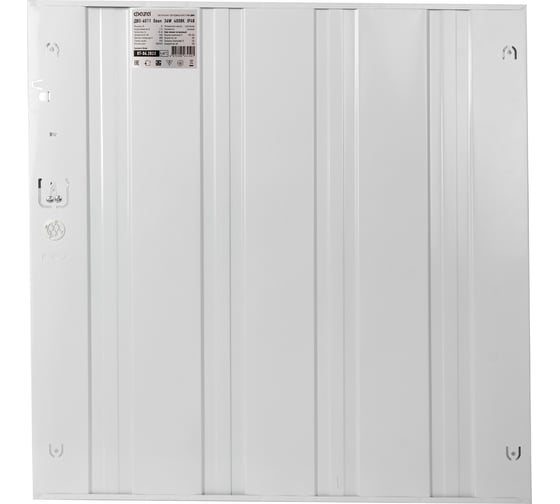 Светодиодный светильник ФАZА ДВО-6011 Opal 36Вт 4000К IP40 595х595х19 ДВО/ДПО рассеив. V2 негорюч.; панель 5034501B