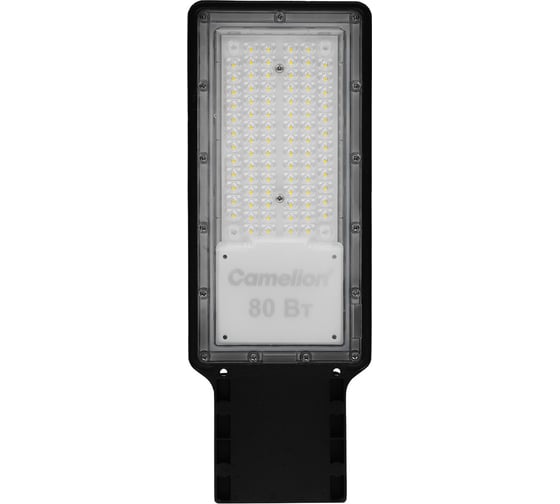 Светильник уличный Camelion THL-1013 IP65 348x127х23 80 Вт 9600 лм 5700К 220-240В КСС Ш 1/10 НПВ 16366