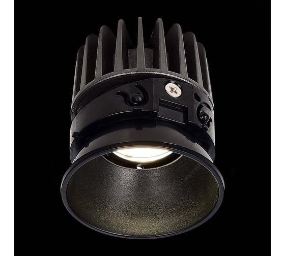 Светодиодный модуль ST LUCE Черный LED 1*7W 4000K 560Lm Ra90 36 IP20 D69xH75 220-240V ST851.448.07.1