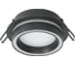 Светильник потолочный встраиваемый FERON 15W 230V GX53, черный, круг, без лампы, DL514, 53310 1