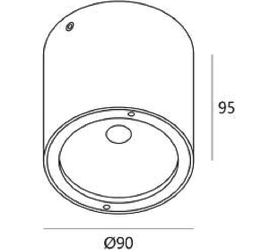 Накладной светильник LS-LIGHTING BOB 7W Цвет Антрацит 9095.02