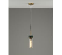 Подвесной светильник Moderli Almero золотой, зеленый, прозрачный V11819-1P