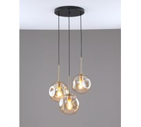Подвесной светильник Moderli Amo черный, золотой V11523-3P