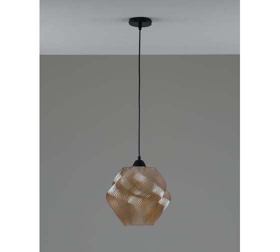 Подвесной светильник Moderli Rozy черный, прозрачный, коричневый V11660-1P