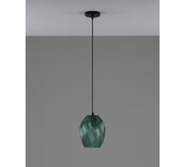 Подвесной светильник Moderli Rozy черный, прозрачный,темно-зеленый V11665-1P