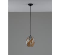 Подвесной светильник Moderli Rozy черный, прозрачный, коричневый V11664-1P