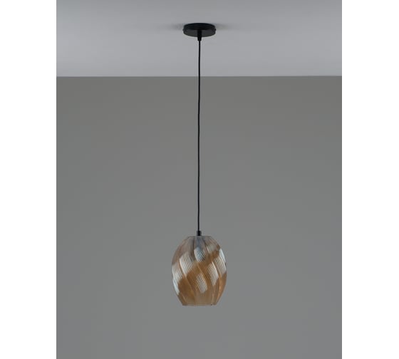 Подвесной светильник Moderli Rozy черный, прозрачный, коричневый V11664-1P