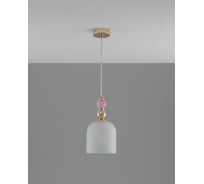 Подвесной светильник Moderli Tamina золотой, коричневый, розовый V11399-1P