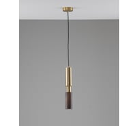 Подвесной светильник Moderli Telma золотой, дерево V11860-1P