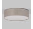 Потолочный светильник TK Lighting E27 Rondo Linen с тканевым абажуром 5637 серый a065052 1