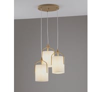 Светильник подвесной Moderli Inari матовый золотой, бежевый V11857-3P
