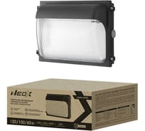 Светильник уличный настенный светодиодный NEOX WLS-LEVEL 80PA3-S-PC-BL 80/60/50Вт 100-277В 145Лм/Вт 3CCT 5лет IP65 4690612066462