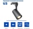 Трековый светодиодный светильник OPPLE LEDSpotTR-UIII 30W-4000-24D-BK-GP 541001151100 3