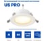 Встраиваемый даунлайт OPPLE LEDDownlightRc-US Pro R200-24W-3000-WH 540001292800 2