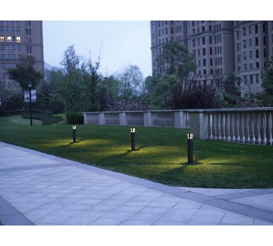 Уличный светодиодный столбик LS-LIGHTING Square 7W Антрацит 7570.02