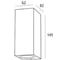 Настенный светильник LS-LIGHTING CUBE 2x7W Цвет Антрацит 8214.02 6